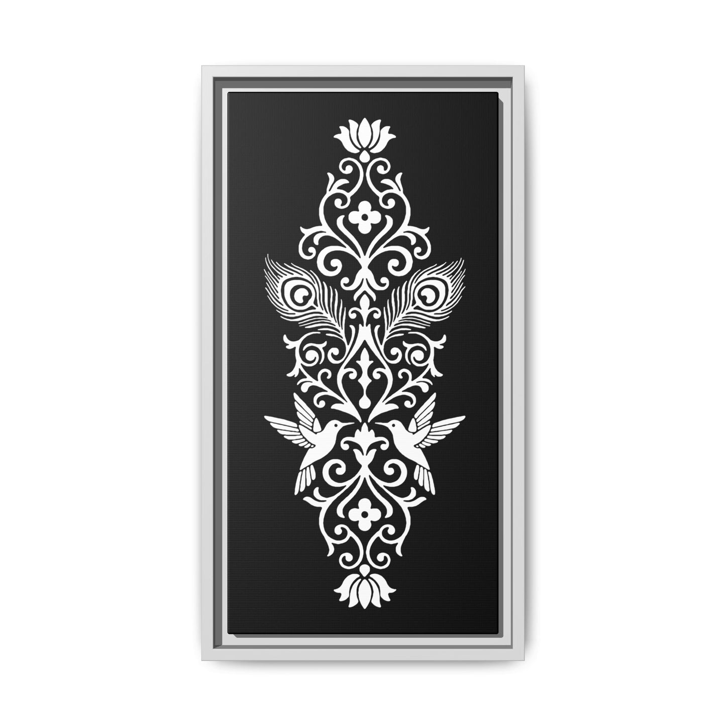 Hummingbird Soulmates - Framed Canvas