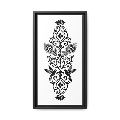 Hummingbird Soulmates - Framed Canvas