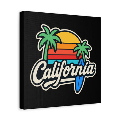 California Surf Vibes - Canvas