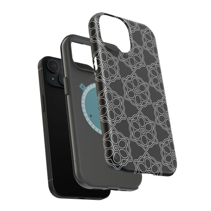 Geometric Sacred Flower - Magnetic Phone Case