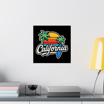 California Surf Vibes - Poster