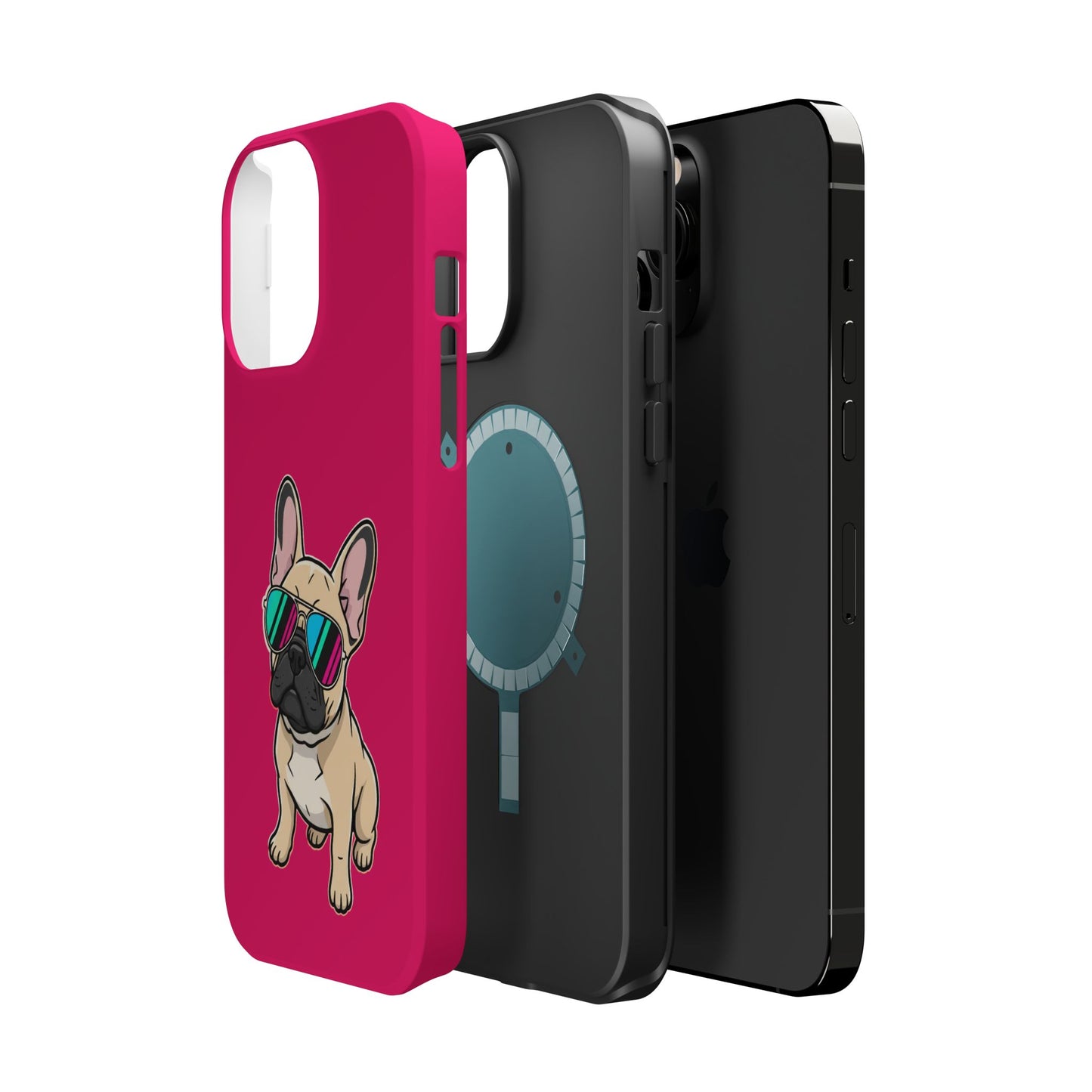 French Bulldog with Sunglasses - Magnetic Phone Case