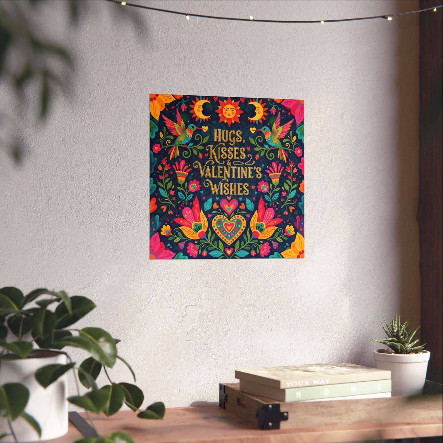 Hugs, Kisses & Valentine's Wishes - Poster