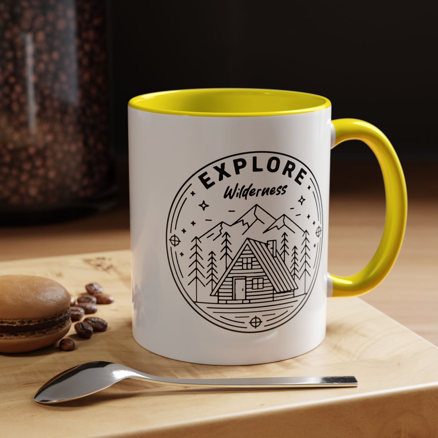 Explore Wilderness - Color Accent Mug