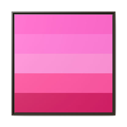 Valentine Rose Colors - Framed Canvas