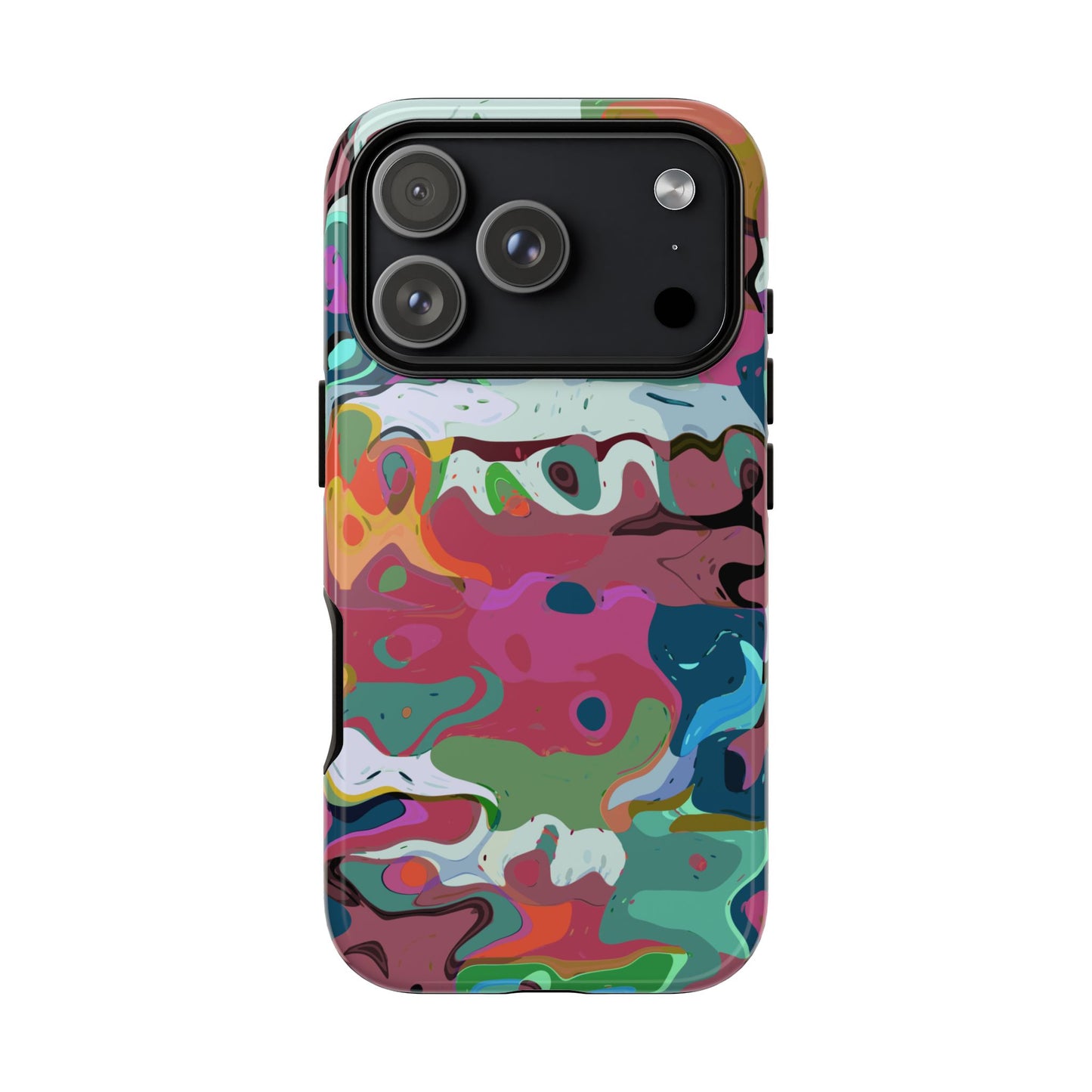 Colorful Abstract Marble - Phone Case