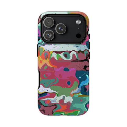 Colorful Abstract Marble - Phone Case