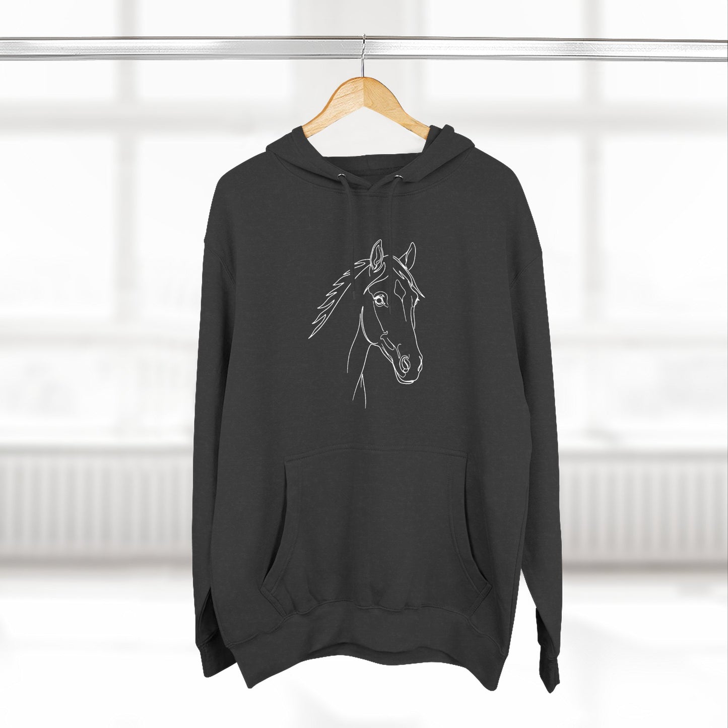 Horse Portrait Sketch - Hoodie