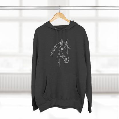 Horse Portrait Sketch - Hoodie