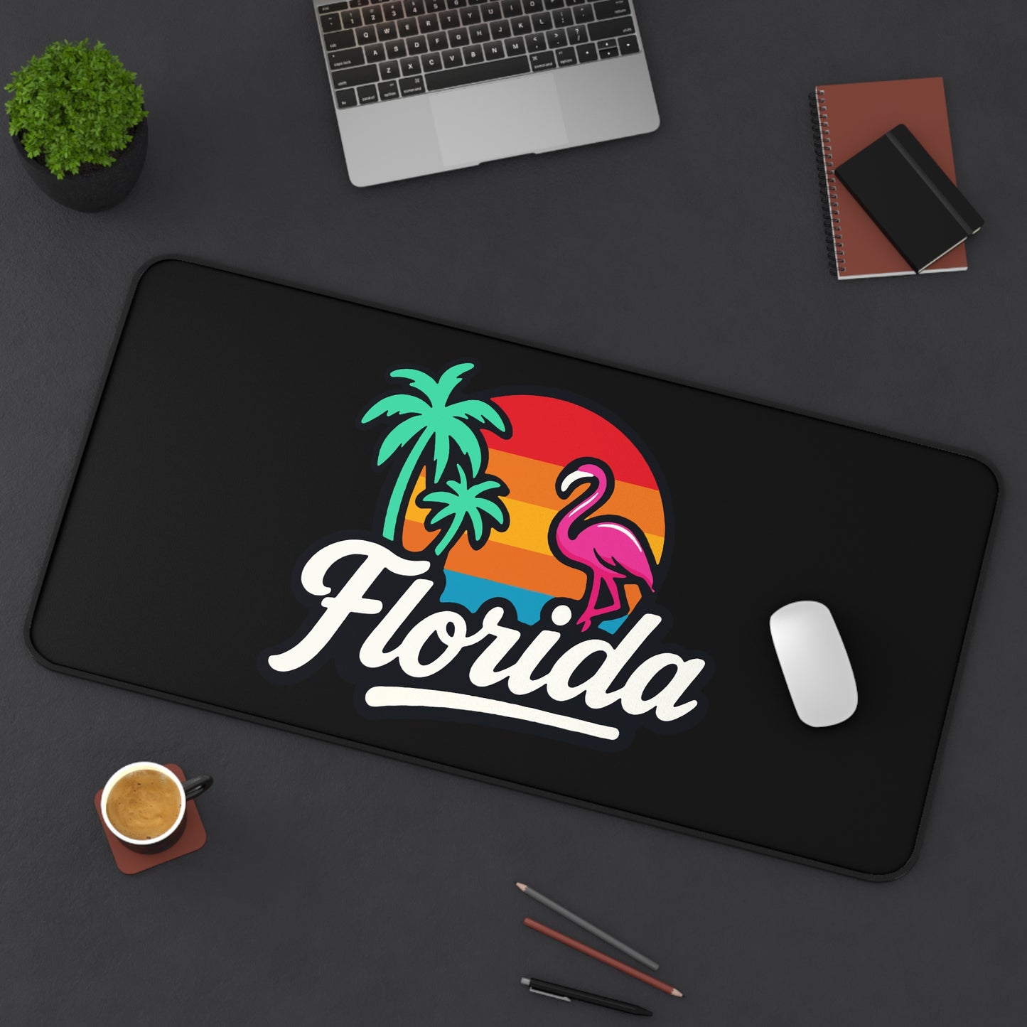 Florida Sunset Palm - Desk Mat