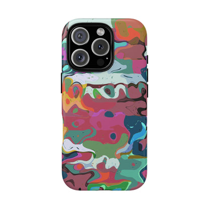 Colorful Abstract Marble - Phone Case