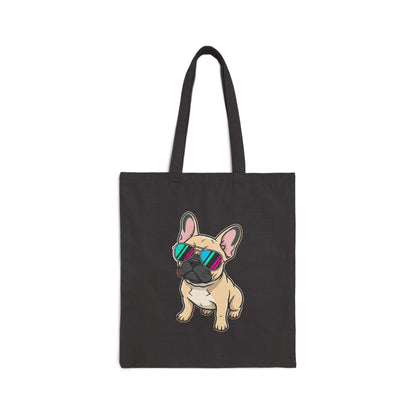 French Bulldog with Sunglasses - Tote Bag