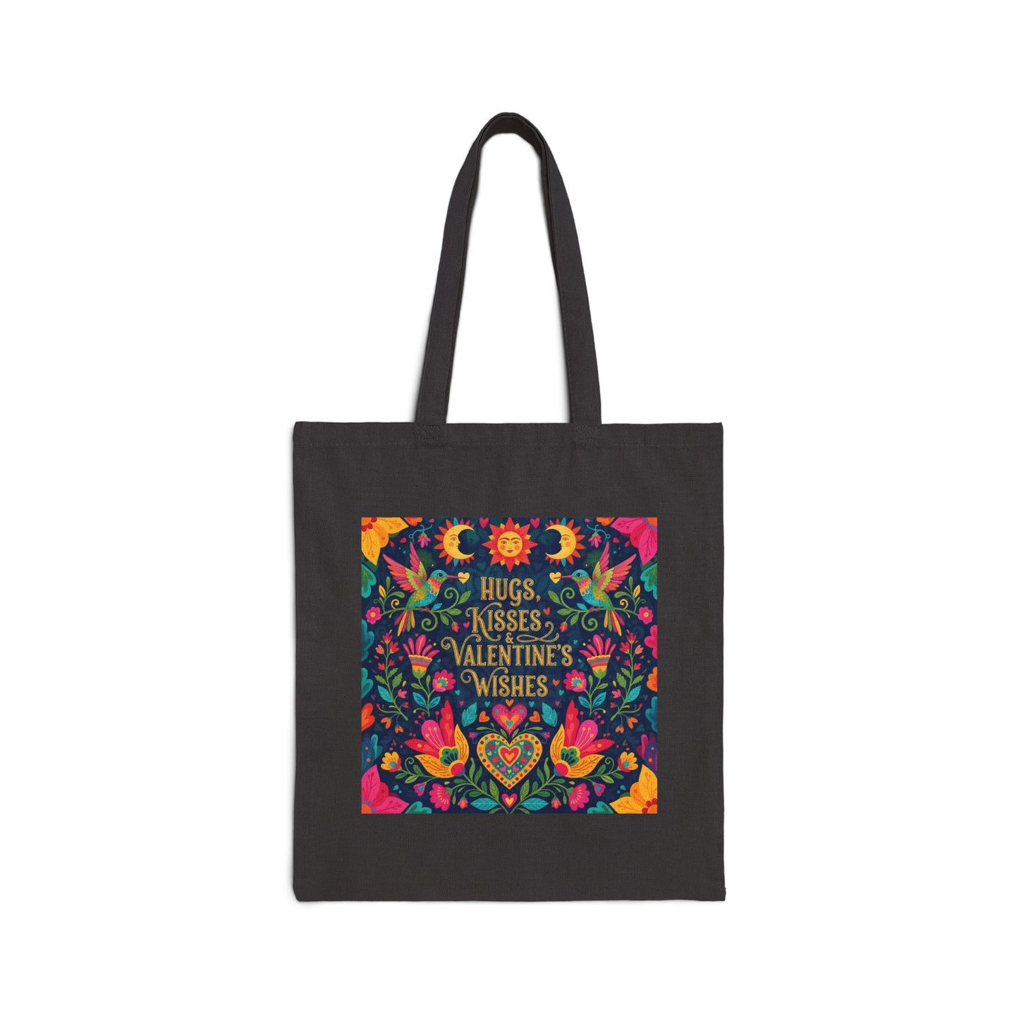 Hugs, Kisses & Valentine’s Wishes - Canvas Tote Bag