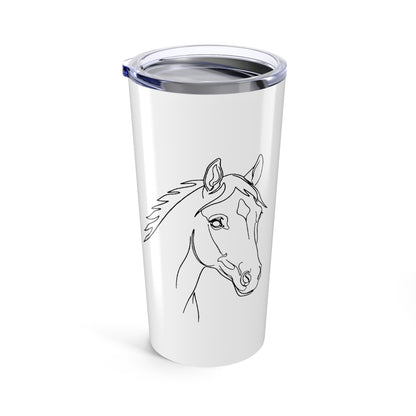 Horse Portrait Sketch - Tumbler