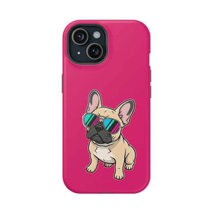 French Bulldog with Sunglasses - Magnetic Phone Case