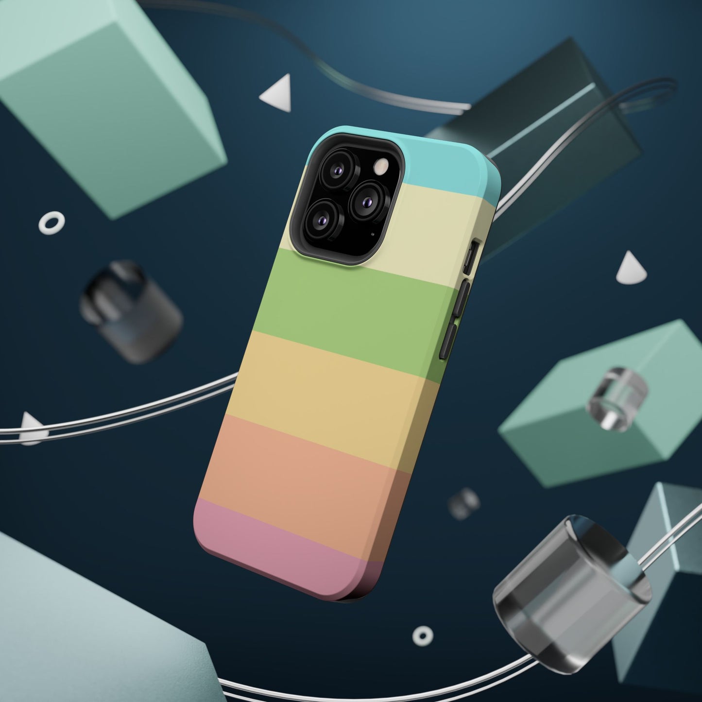 Pastel Stripes - Magnetic Phone Cover