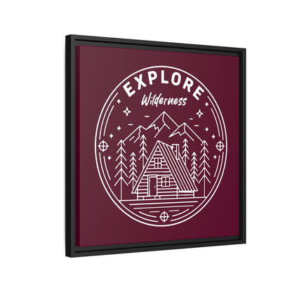 Explore Wilderness - Framed Canvas