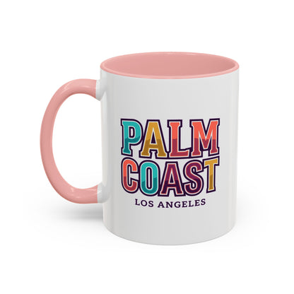 Palm Coast - Los Angeles - Color Accent Mug