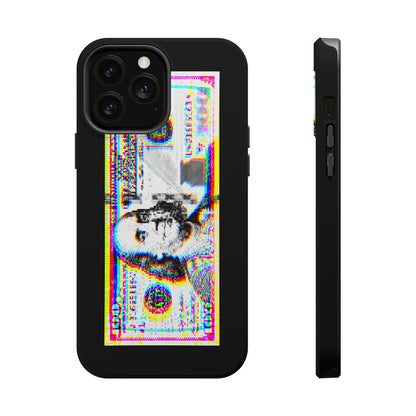 100 Dollars Bill - Neon Color Explosion - Magnetic Phone Case
