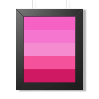 Valentine Rose Colors - Framed Poster