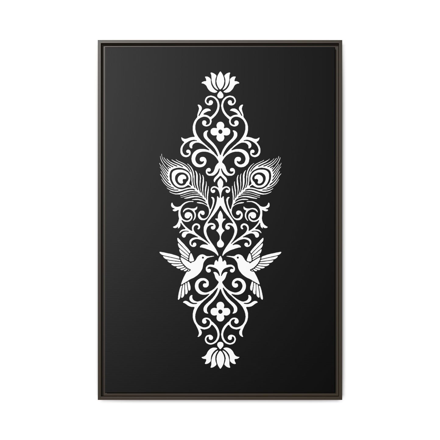 Hummingbird Soulmates - Framed Canvas