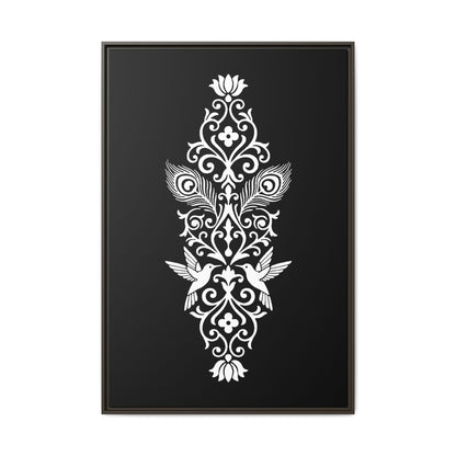 Hummingbird Soulmates - Framed Canvas
