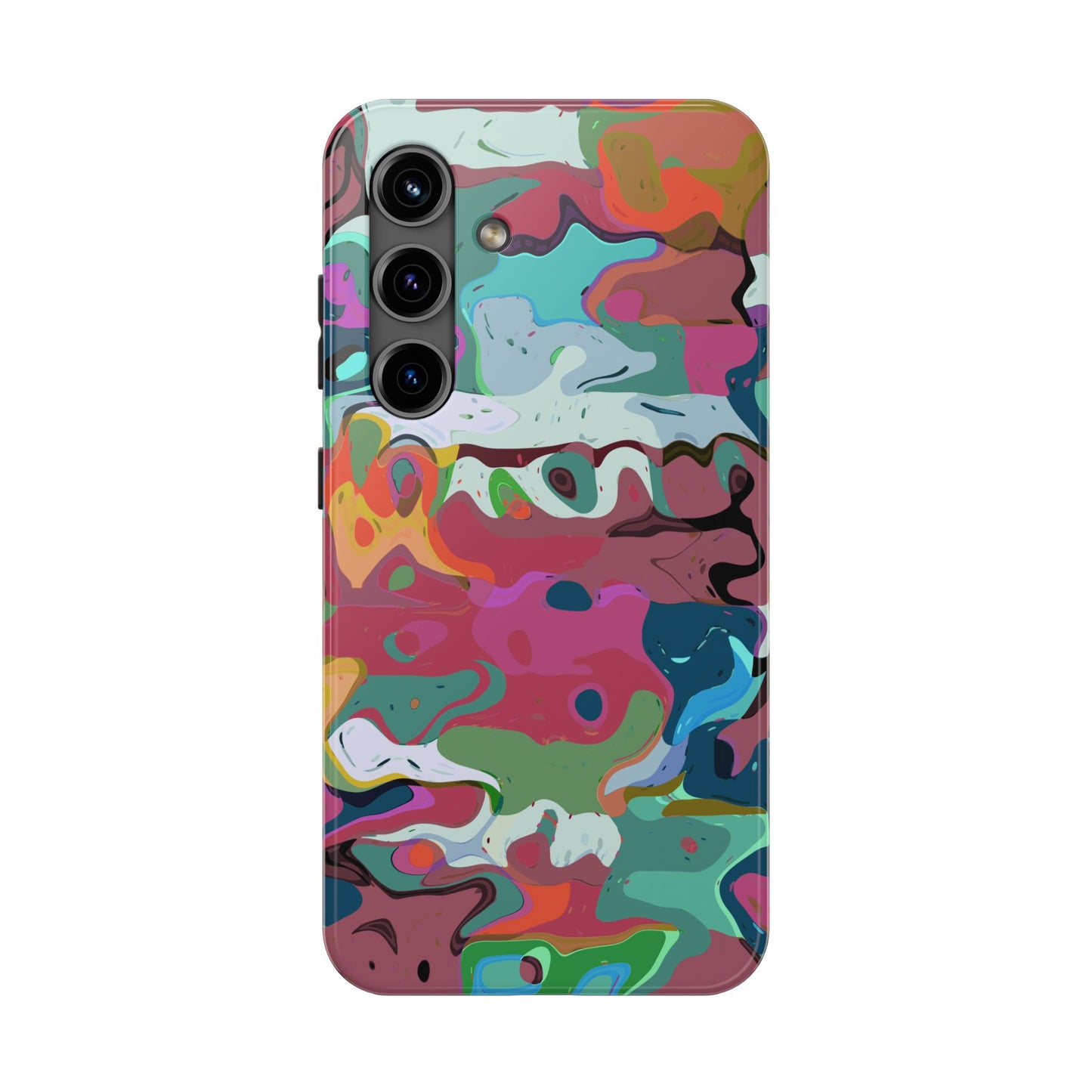 Colorful Abstract Marble - Phone Case
