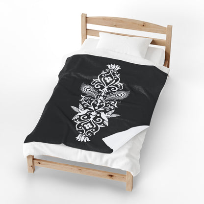 Hummingbird Soulmates - Plush Blanket