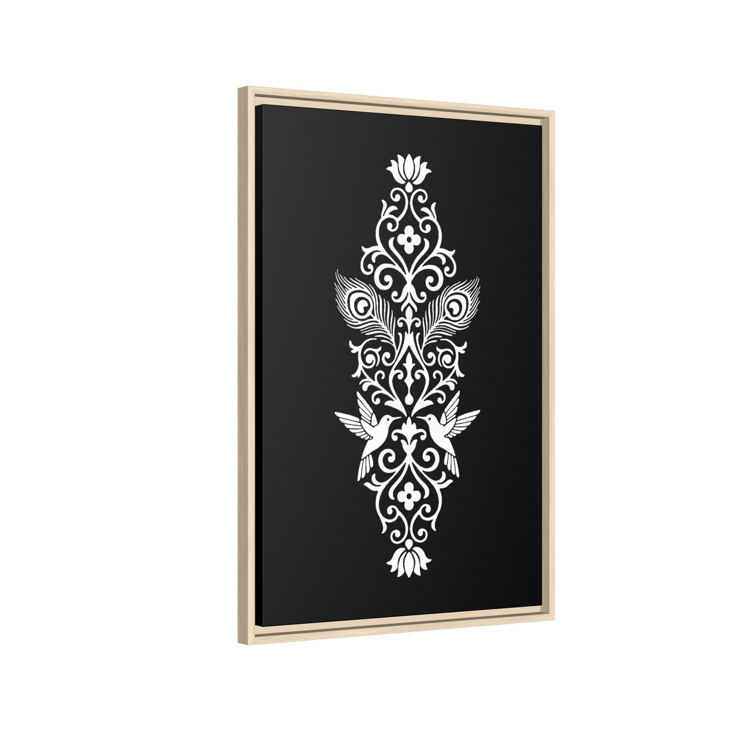 Hummingbird Soulmates - Framed Canvas