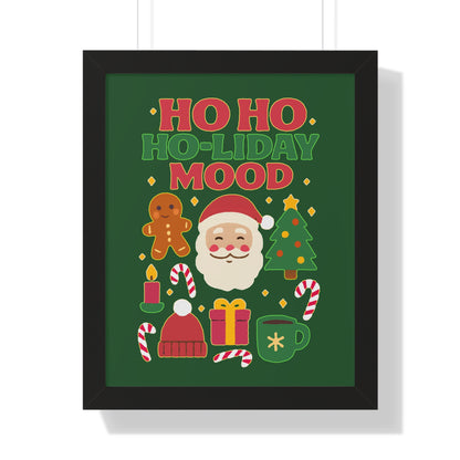 Ho Ho Ho-liday Mood - Framed Poster