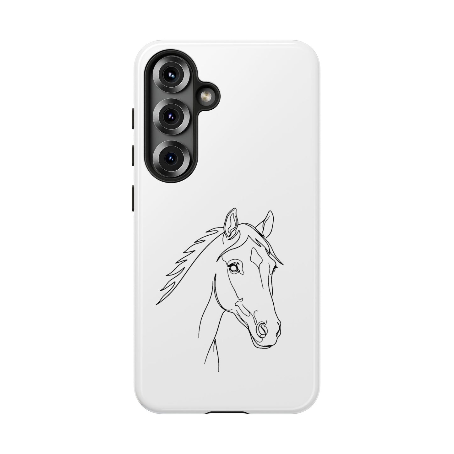 Horse Portrait Sketch - Tough Phone Case