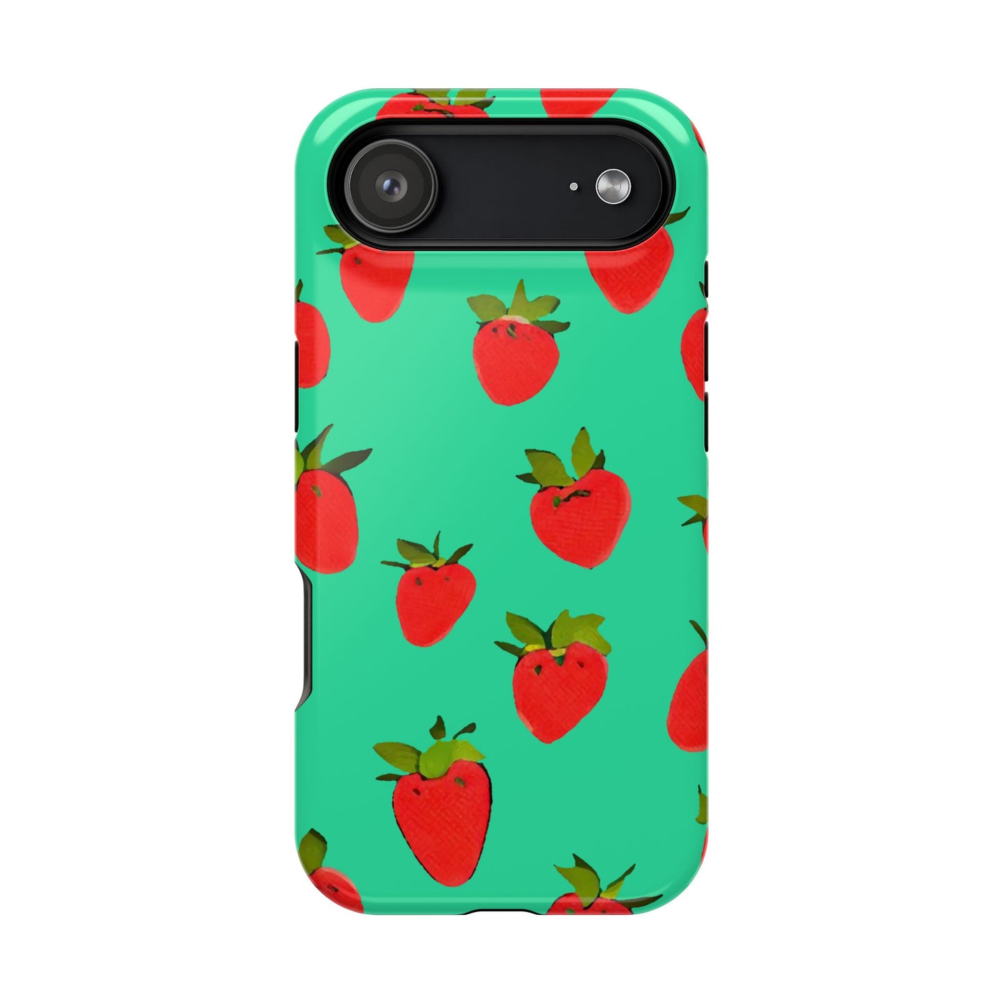 Strawberry Pattern - Magnetic Phone Case