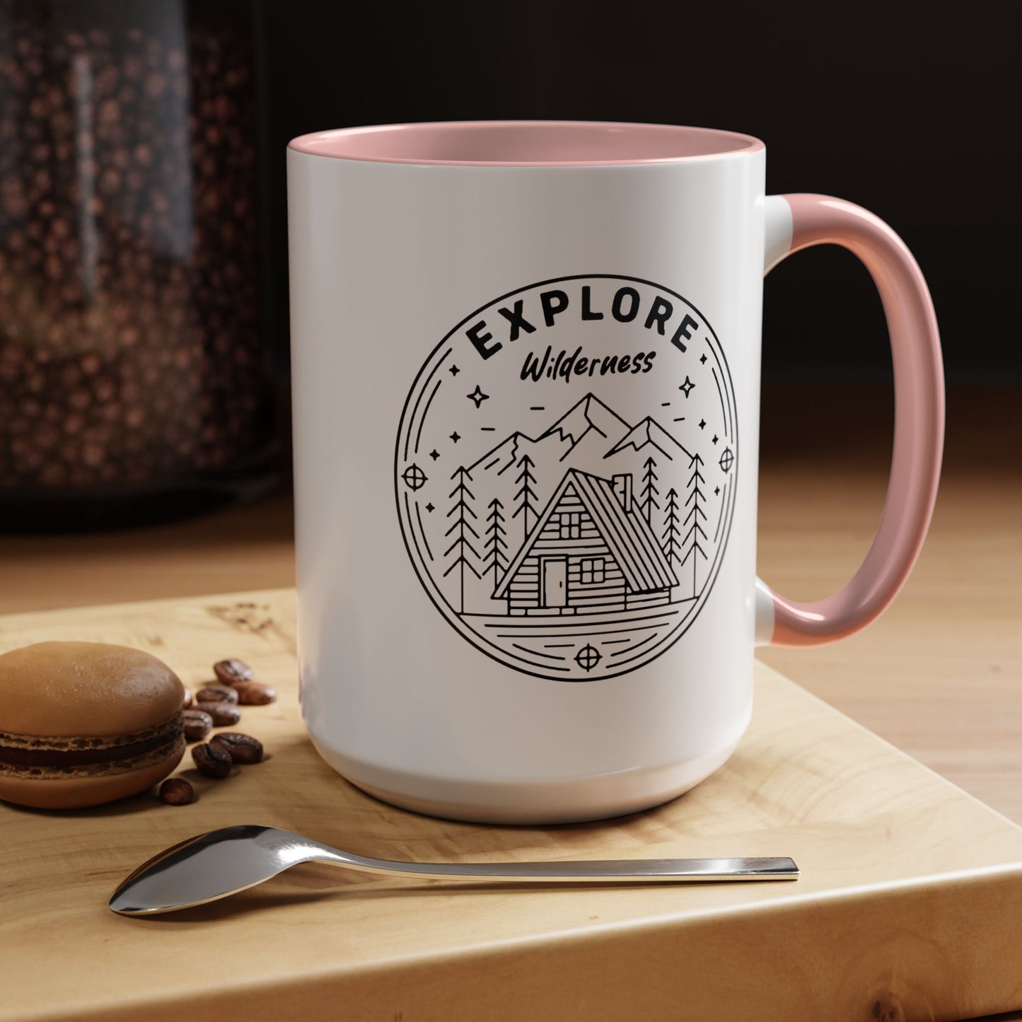 Explore Wilderness - Color Accent Mug
