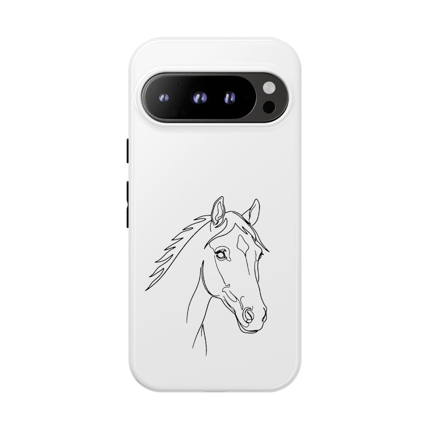 Horse Portrait Sketch - Tough Phone Case