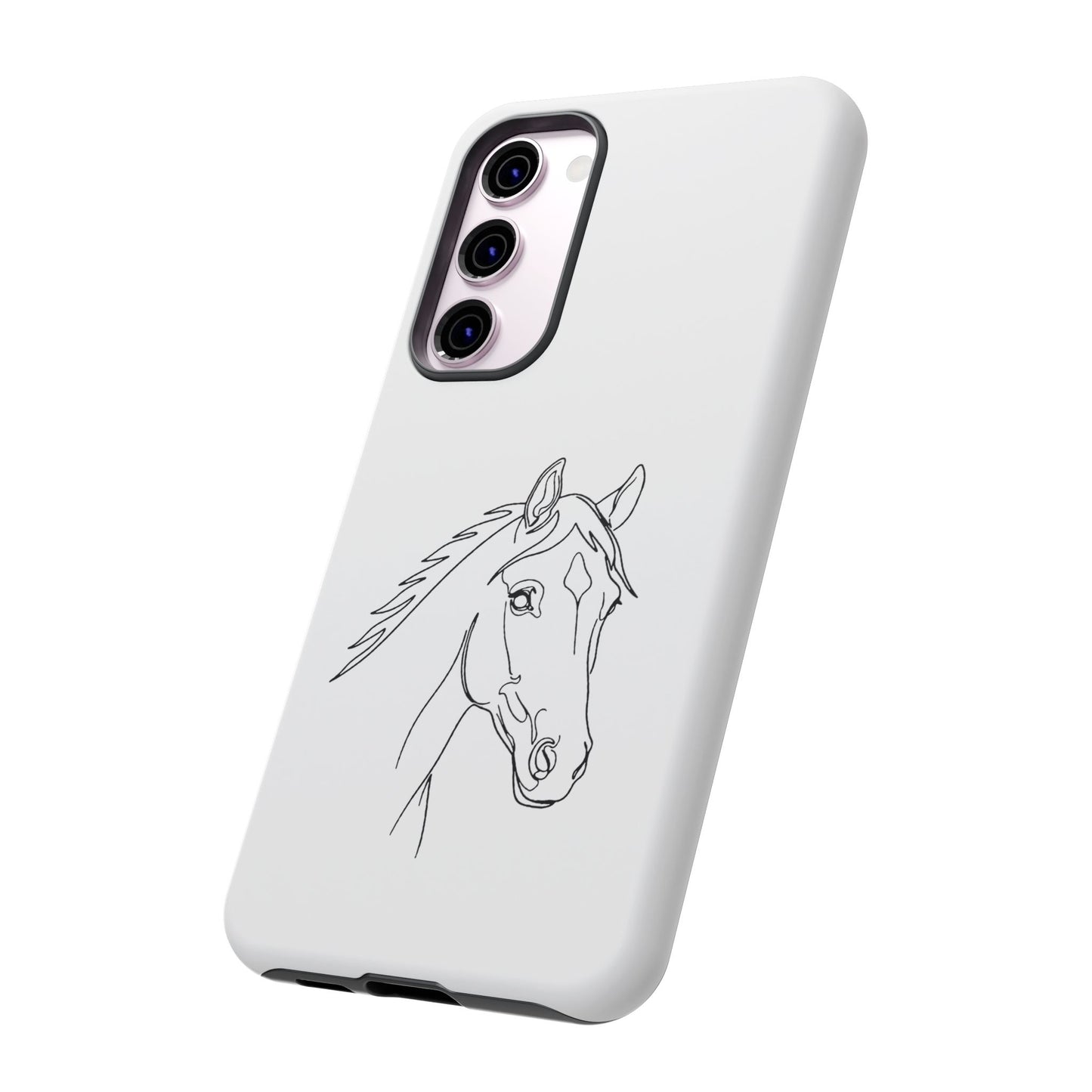 Horse Portrait Sketch - Tough Phone Case