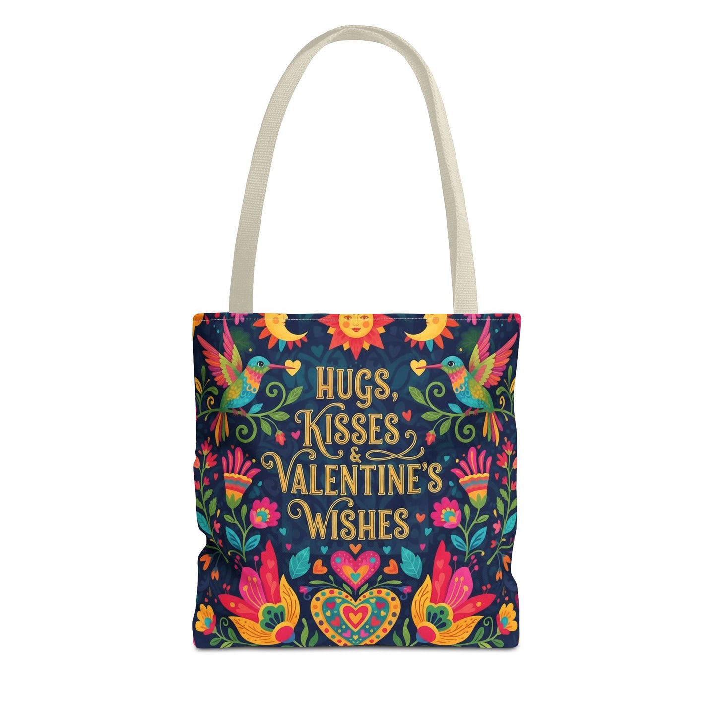 Hugs, Kisses & Valentine's Wishes - Tote Bag