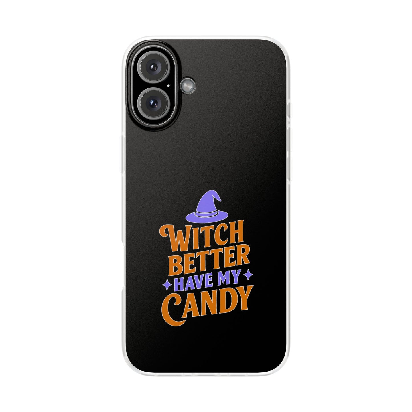 Spooky Witch Flexi Case, Halloween Phone Cover, Witch Themed Phone Case, Cute Candy Case, Trick or Treat Gift, Holiday Accessory