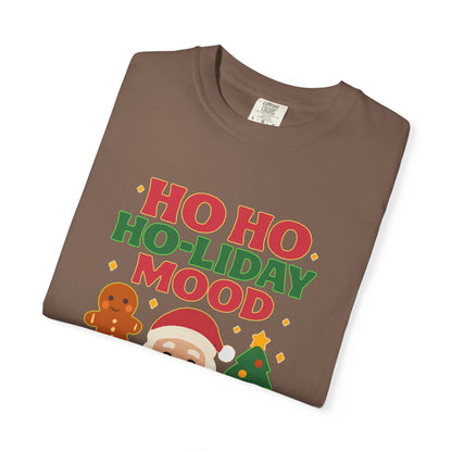 Festive Unisex T-Shirt, Ho Ho Ho-liday Mood, Christmas Shirt, Holiday Wear, Gift for Him/Her, Cozy Season Tee