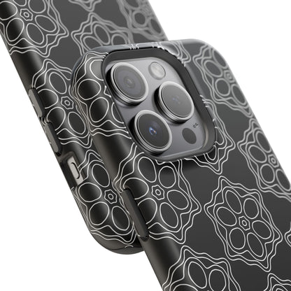Geometric Sacred Flower - Magnetic Phone Case