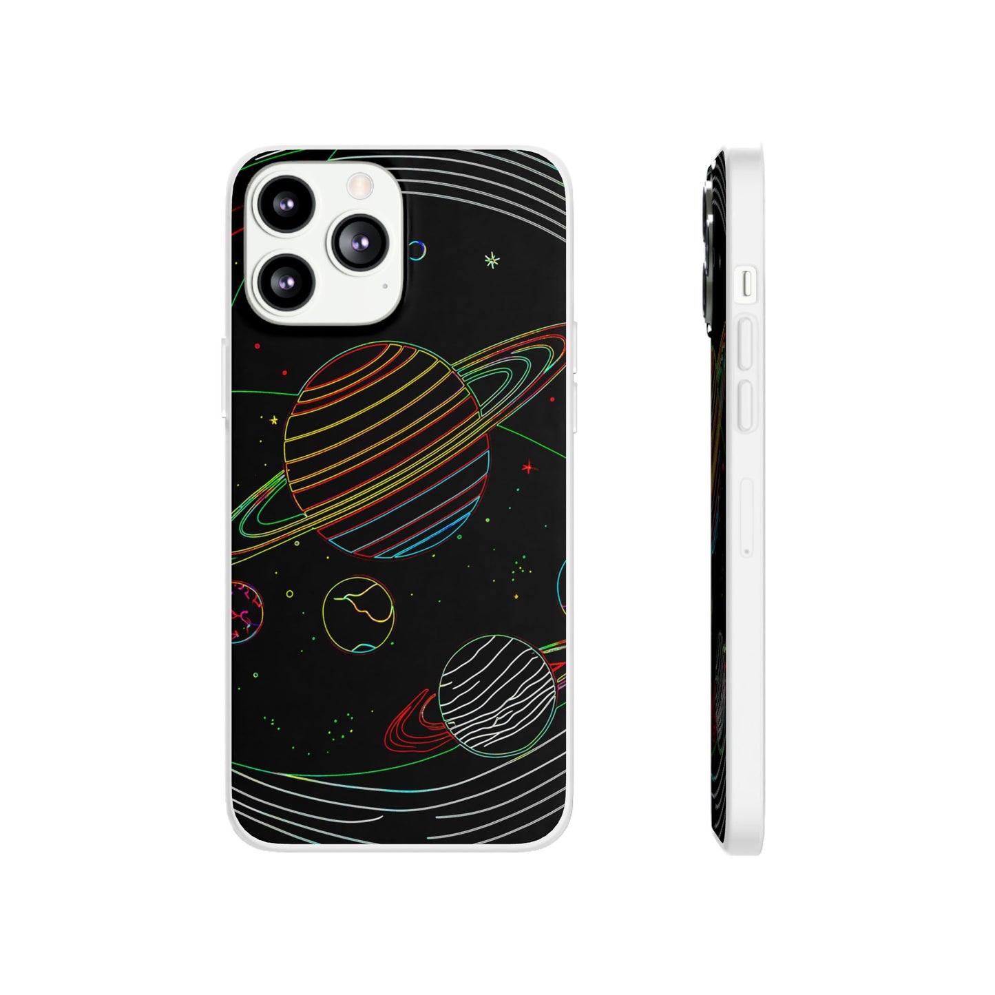 Galaxy-Inspired Flexi Cases, Vibrant Phone Covers, Space-Themed Accessories, Cosmic Gifts for Astronomers, Unique Phone Protectors