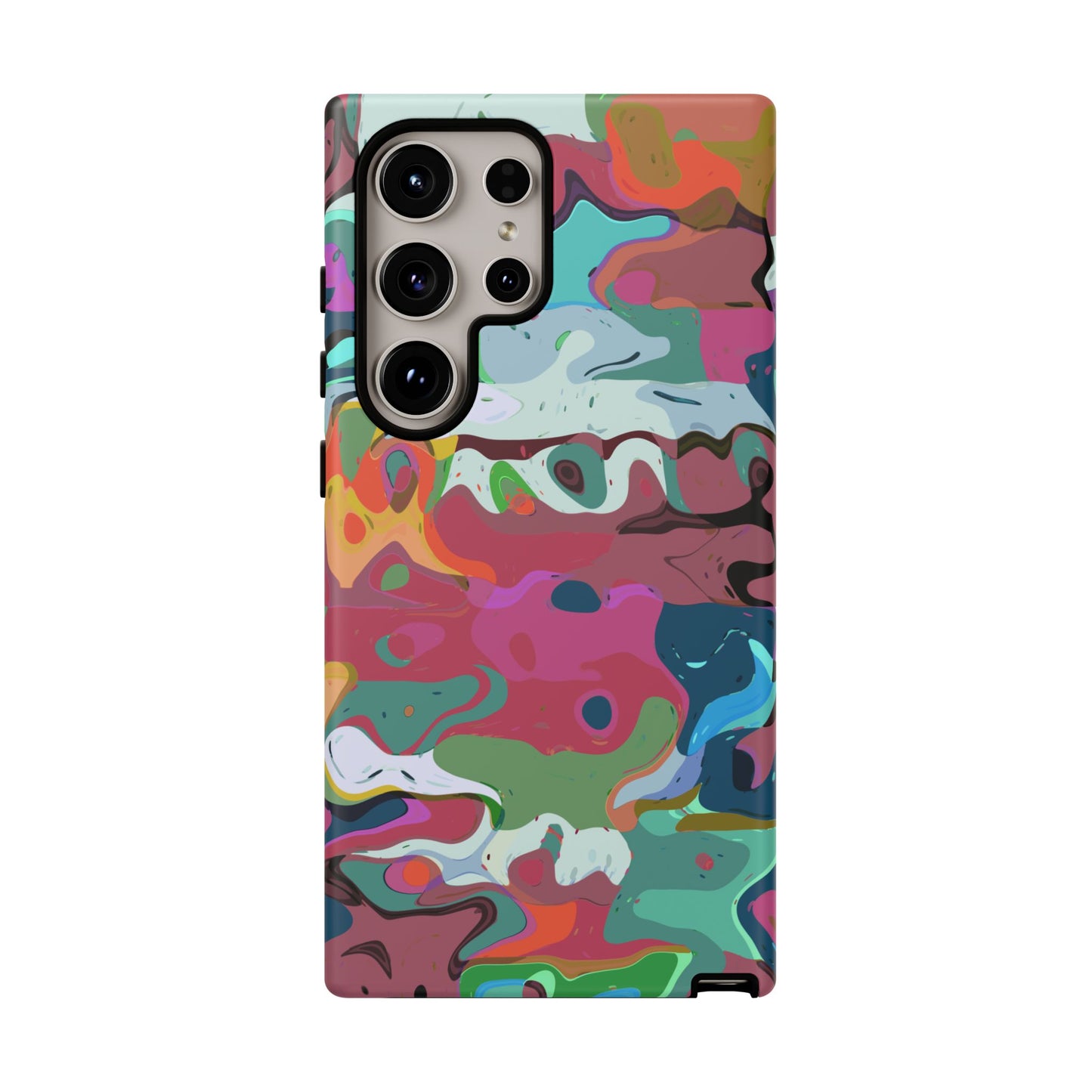Colorful Abstract Marble - Phone Case