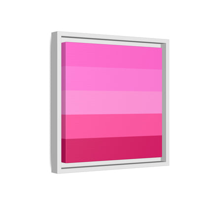 Valentine Rose Colors - Framed Canvas