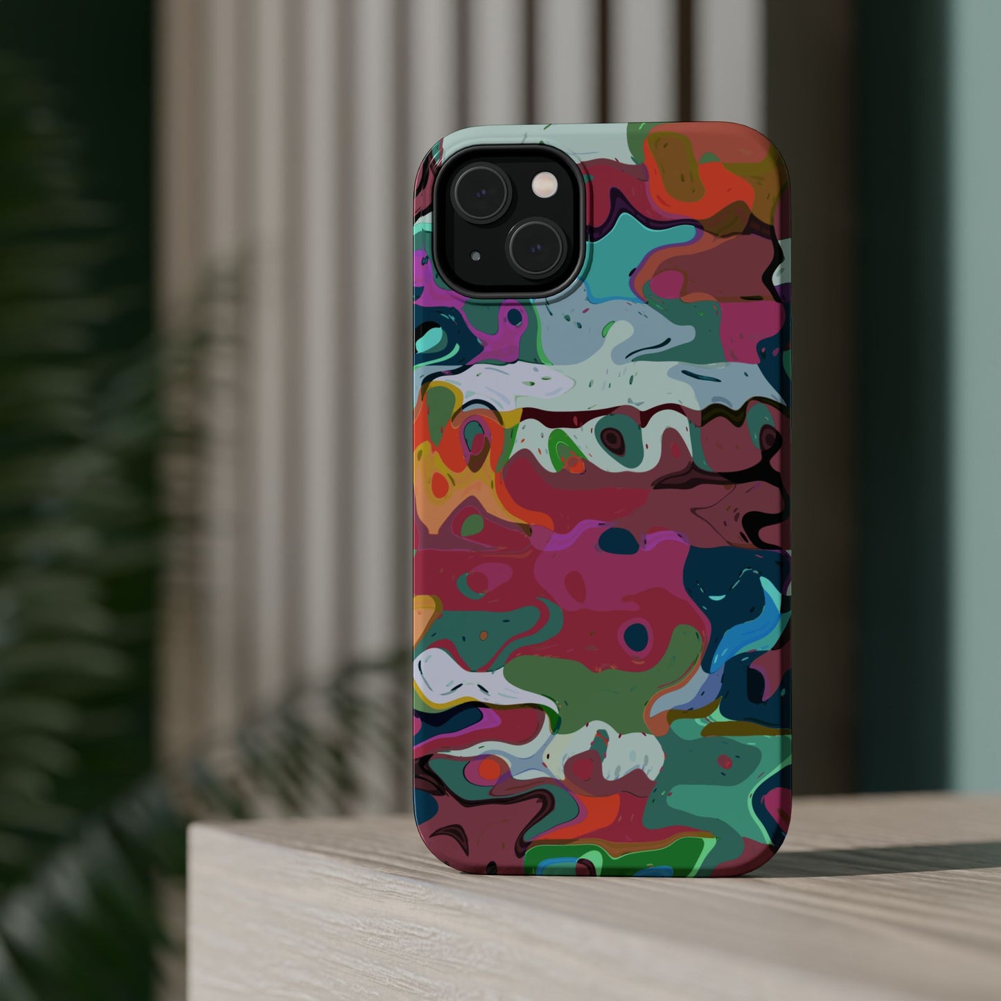 Colorful Abstract Marble - Magnetic Phone Case
