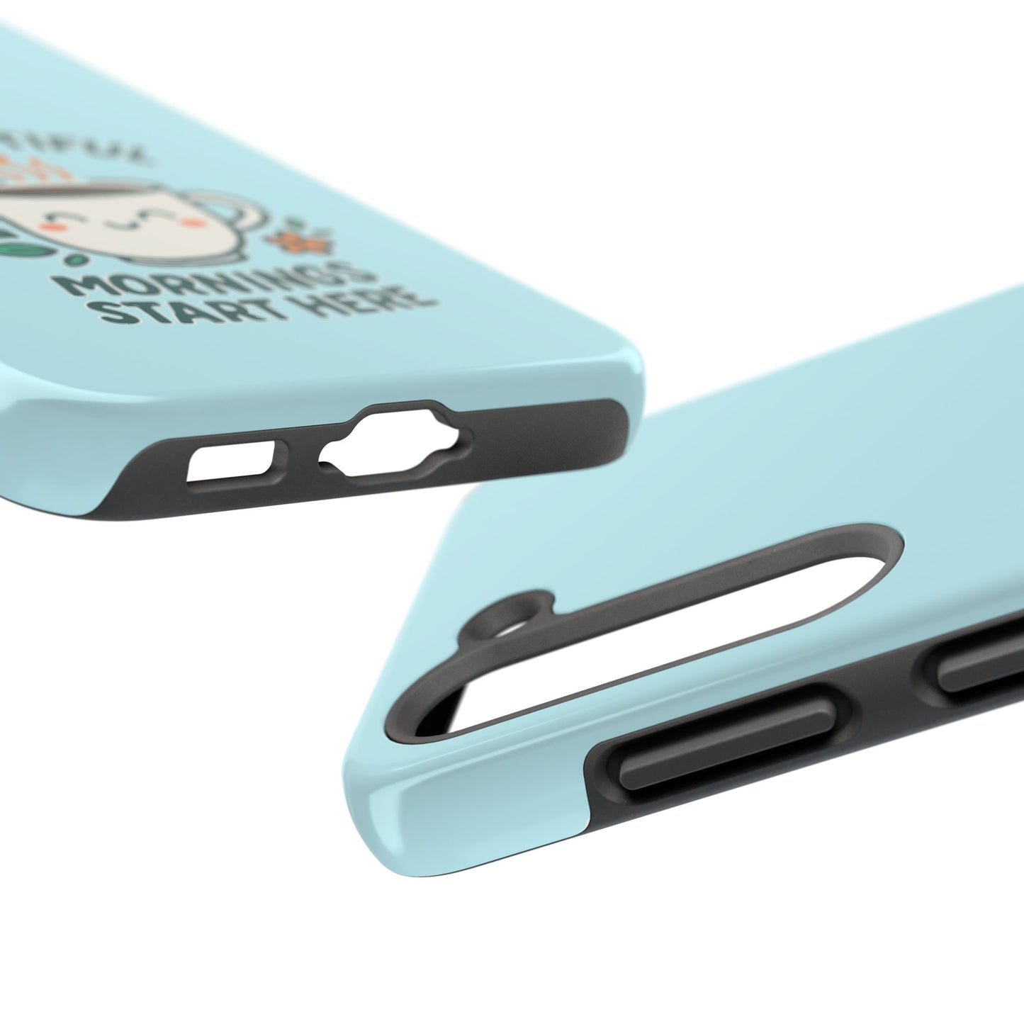 Brew-tiful Mornings Start Here - Phone Case
