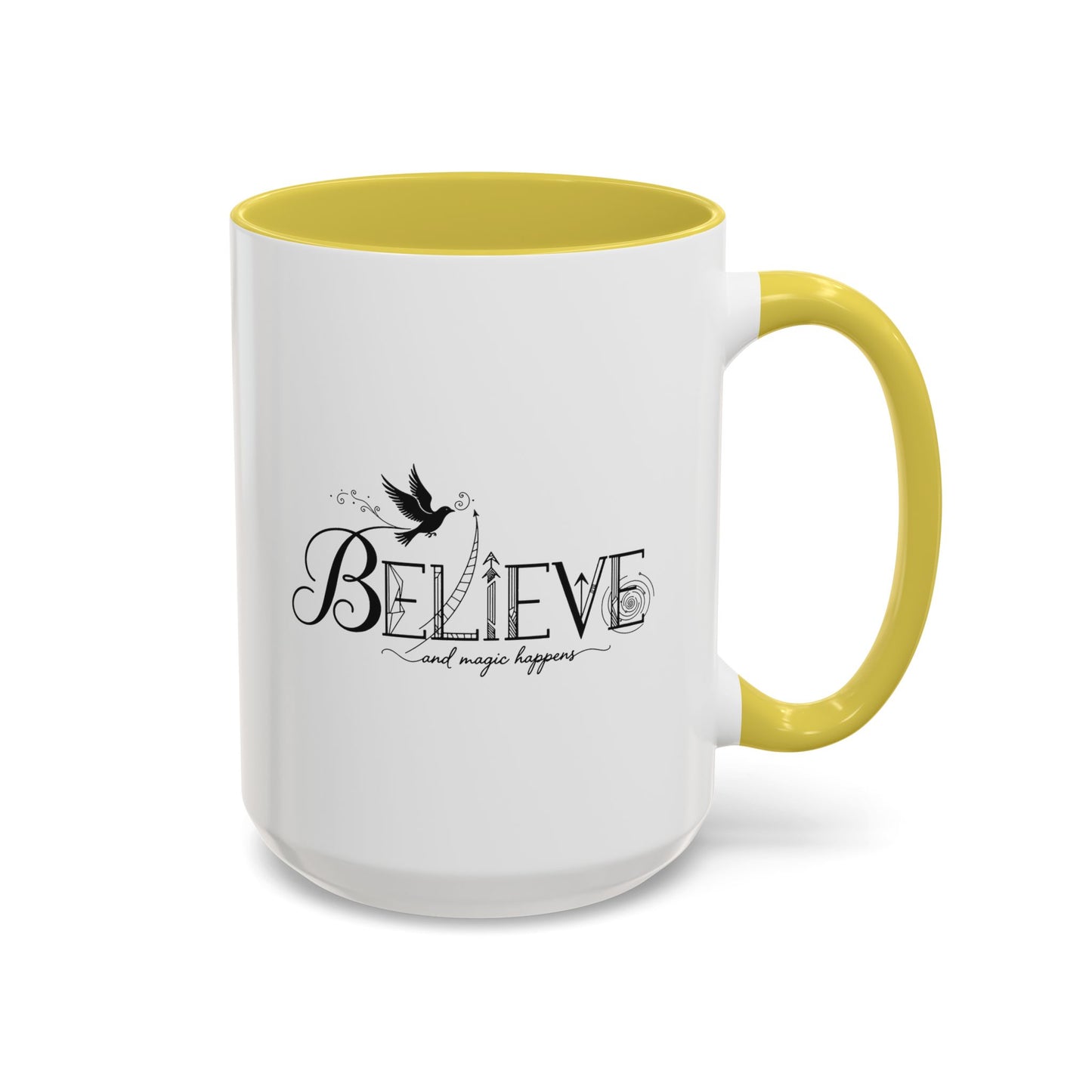 Believe and Magic Happens - Colorful Mug