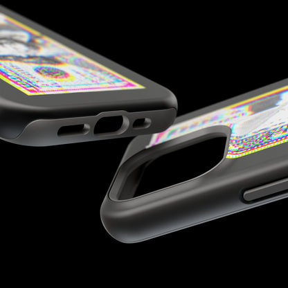 100 Dollars Bill - Neon Color Explosion - Magnetic Phone Case