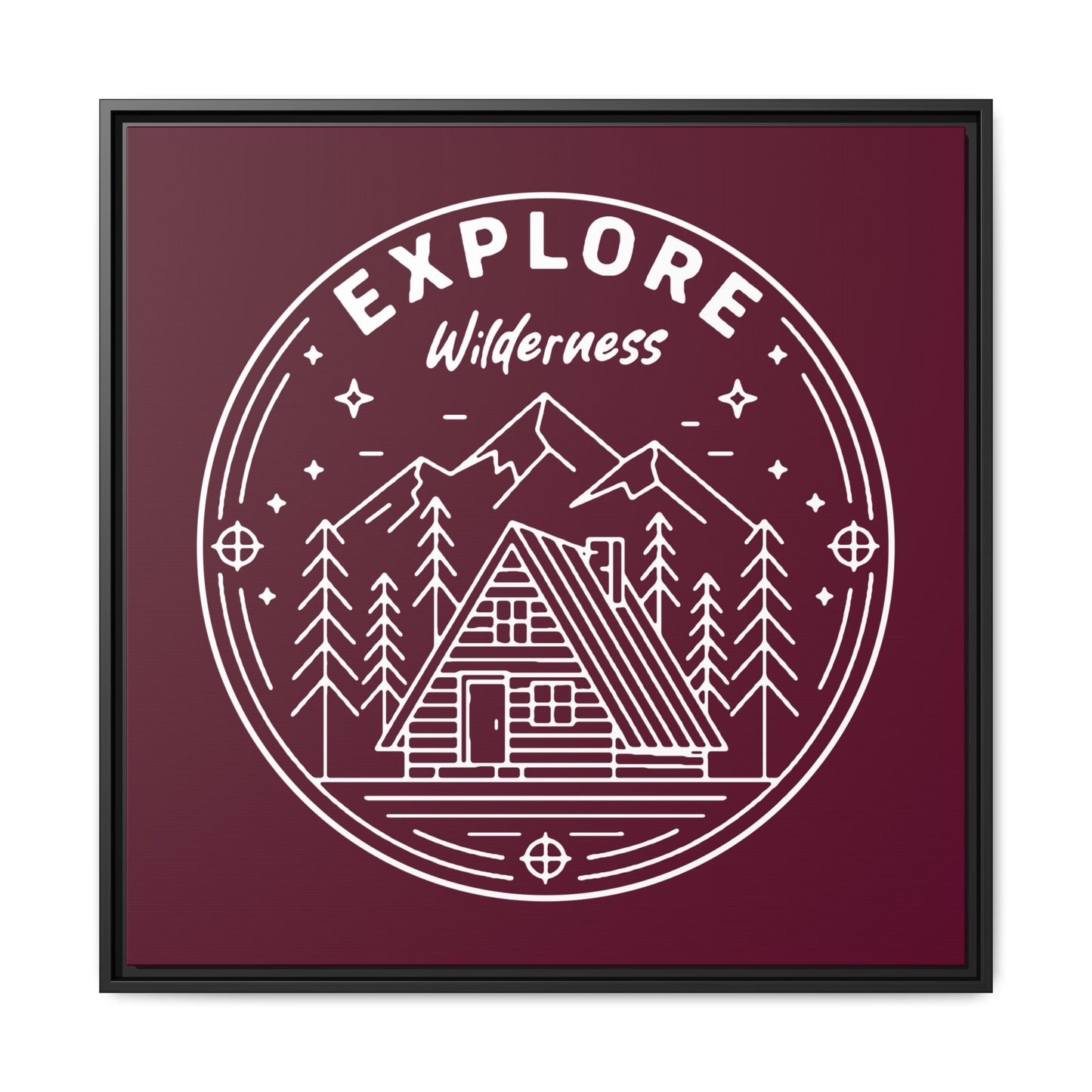 Explore Wilderness - Framed Canvas