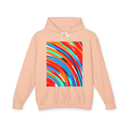Abstract Rainbow Swirl Arc - Hoodie