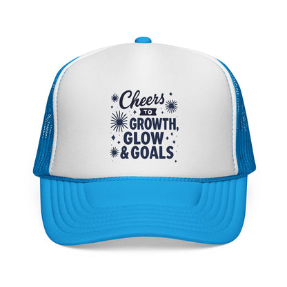 Cheers to Growth, Glow & Goals - Cap