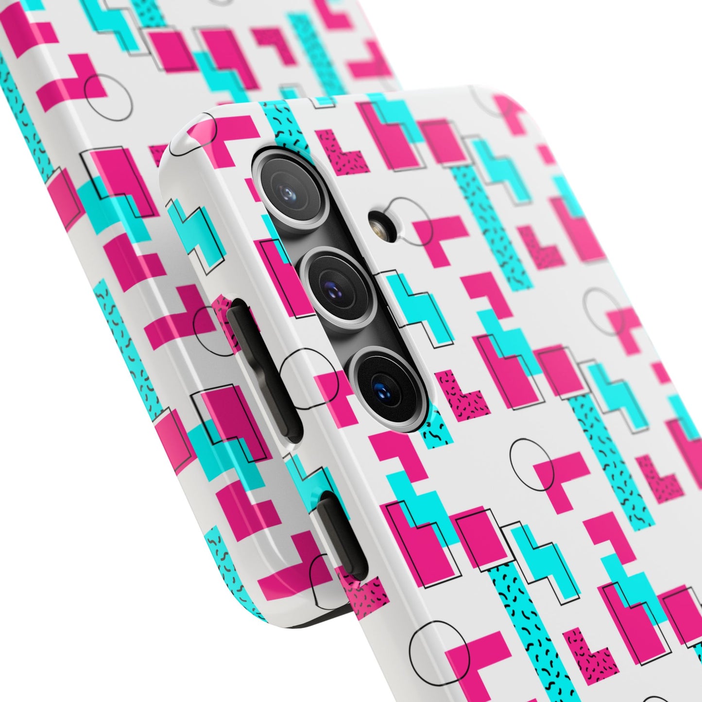 Retro Geometric Vibes - Phone Case